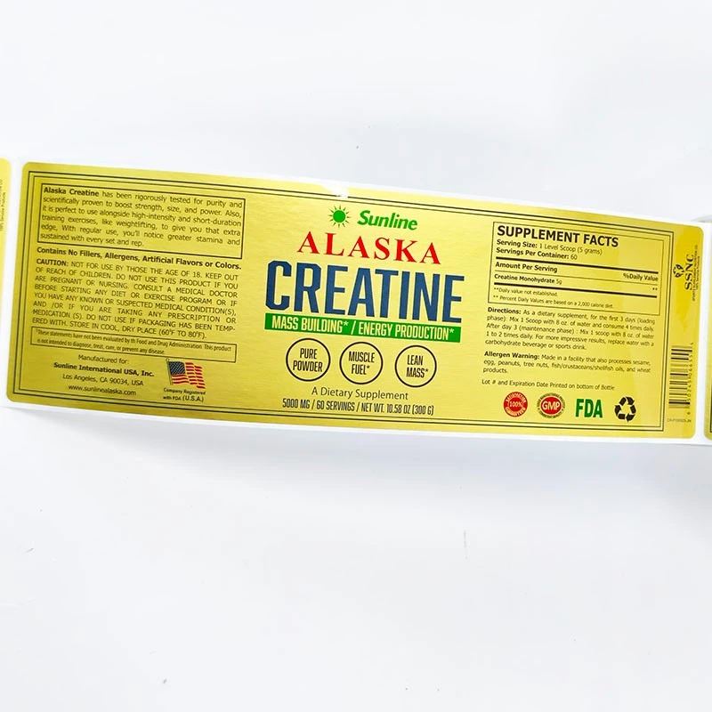 Health Supplement Labels Health Supplement Labels